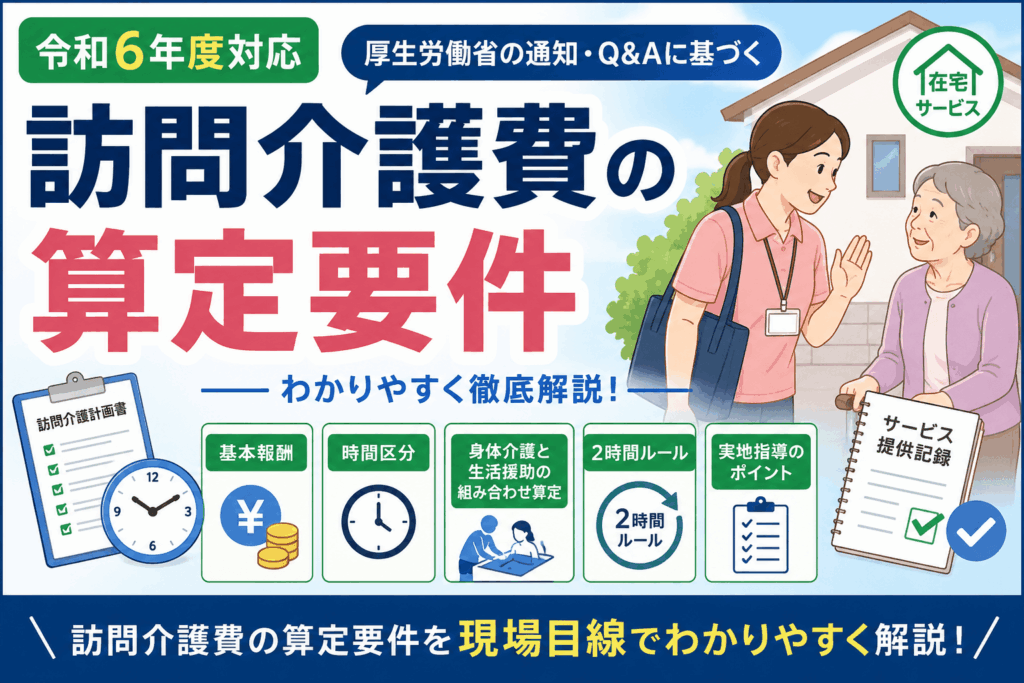訪問介護費 算定要件 Q&A 2時間ルール 実地指導
